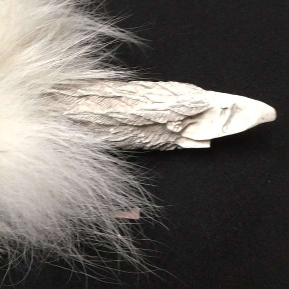 VintagePawn AmIndian PeacPipe BuffaloBone Eagle - Picture 6 of 16